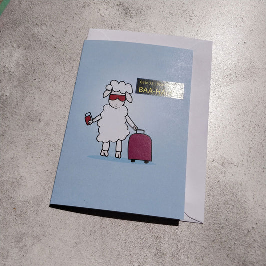 Baa-hamas Greeting Card - Fay Dixon Design