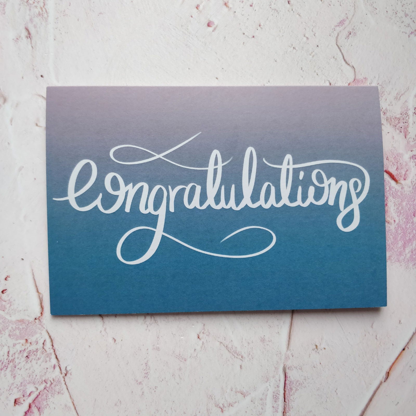 Congratulations Greeting Card - Fay Dixon Design