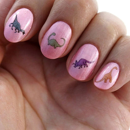 Dinosaur Waterslide Nail Decals - Fay Dixon Design