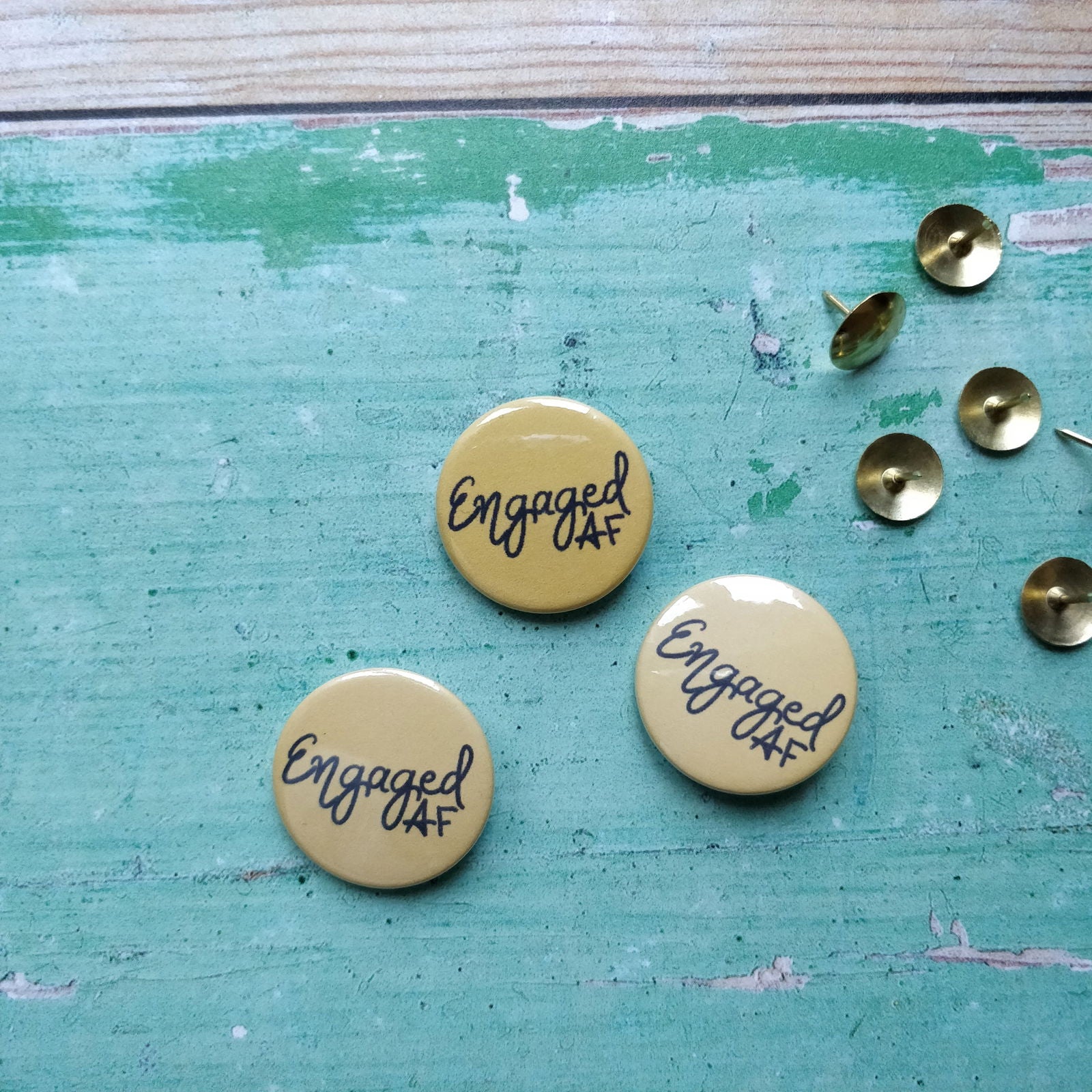 Engaged AF Badge - Fay Dixon Design