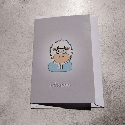 Eskimoo Greeting Card - Fay Dixon Design