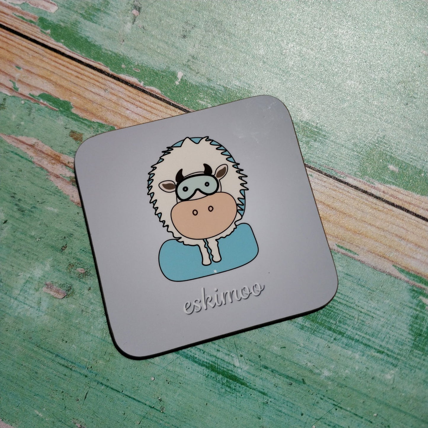 Eskimoo Illustrated Coaster - Fay Dixon Design