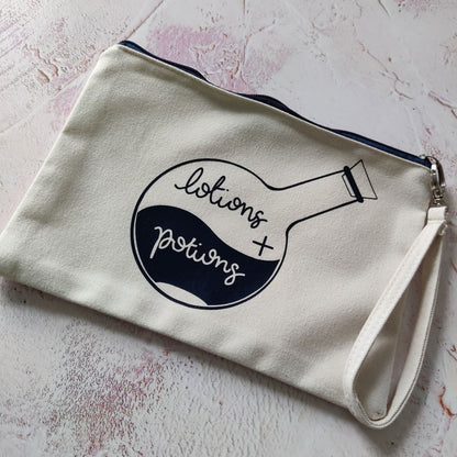 Lotions and Potions Wristlet Pouch - Fay Dixon Design