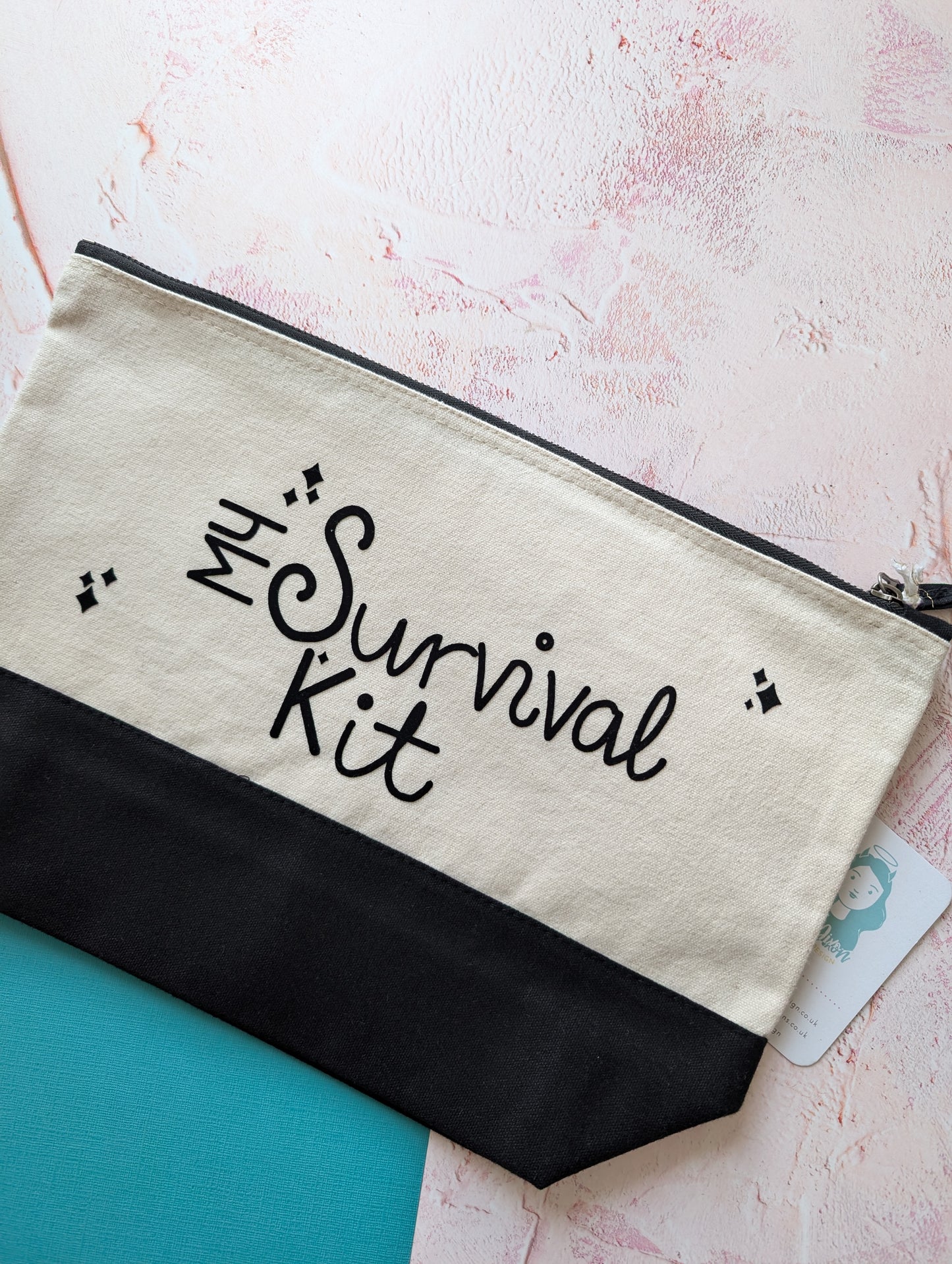 My Survival Kit Flocked Accessory Bag