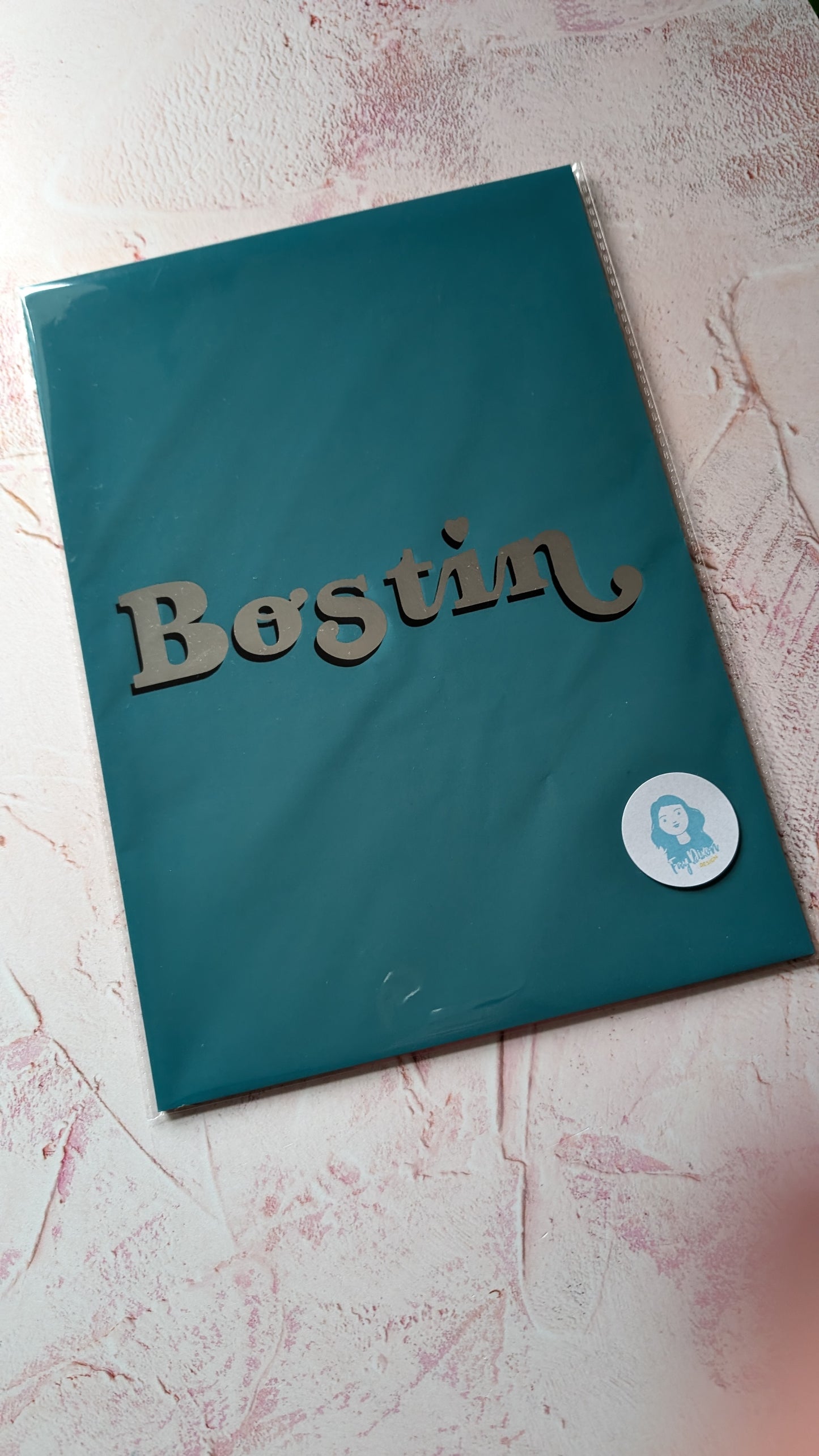 Bostin Foiled Print