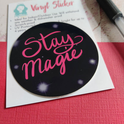 Stay Magic Vinyl Sticker - Fay Dixon Design