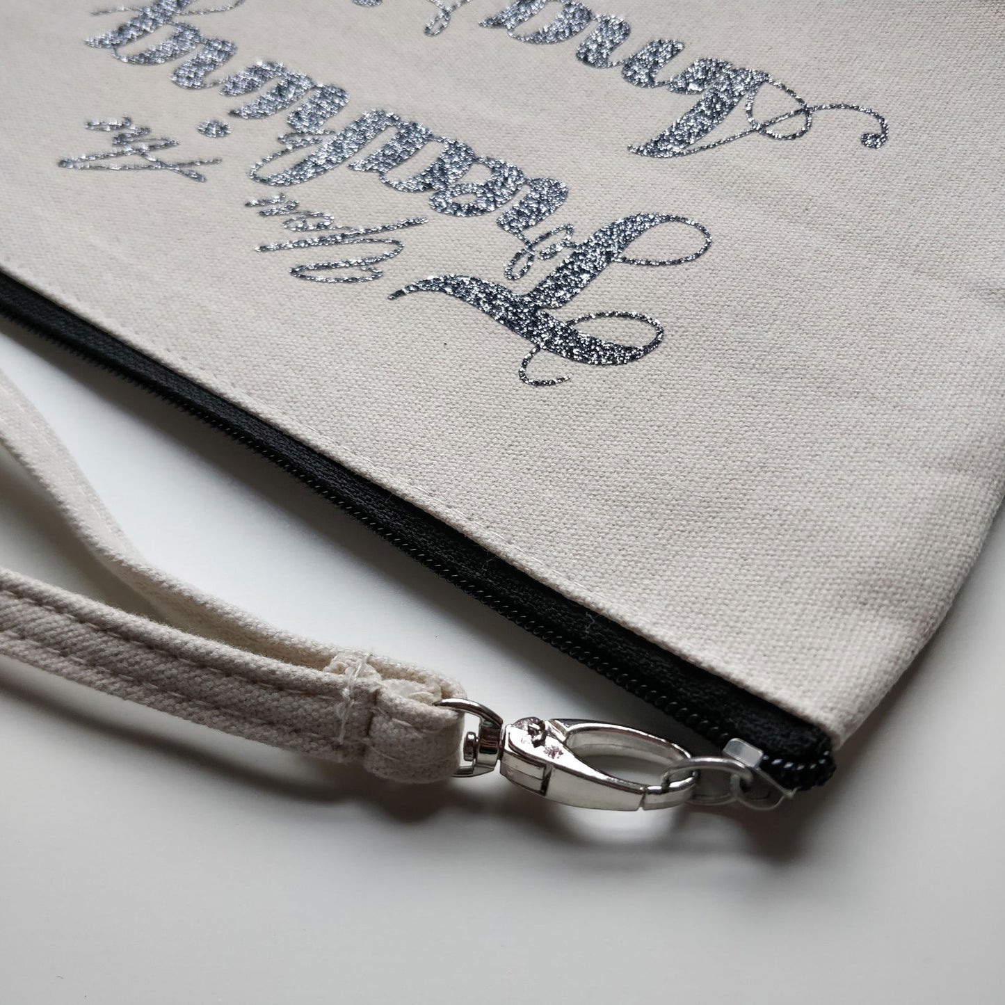 You Are Freaking Amazing Cotton Pouch with Wrist Strap - Fay Dixon Design